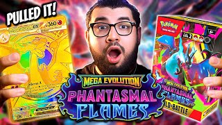 I Pulled the GOLD MEGA CHARIZARD X from Phantasmal Flames! 🔥 (Full Pre-Release Haul Opening)