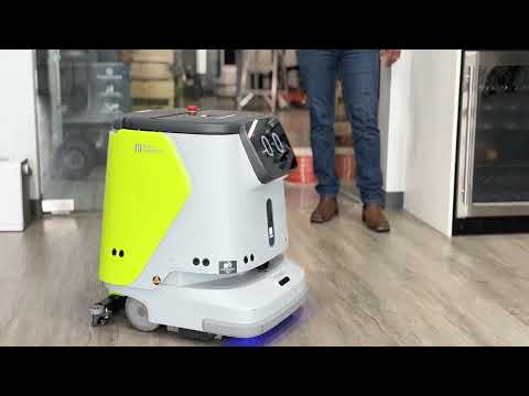 Commercial Cleaning with the Pudu CC1 | Autonomous Cleaning Robot Demo