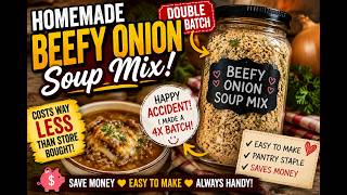 Stop Buying Onion Soup Mix! Make This Instead (Save Money!)