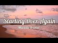 Starting over again lyrics cover by Marielle B