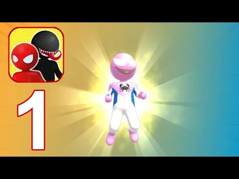 Stick Hero: Comic Superhero - Gameplay Walkthrough Level 1 to 6 Part 1 ( Android,iOS )