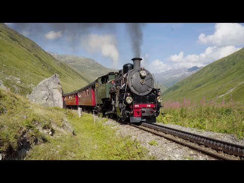 Mit Volldampf ins Hochgebirge - Zeitreise auf der Furka-Bergstrecke