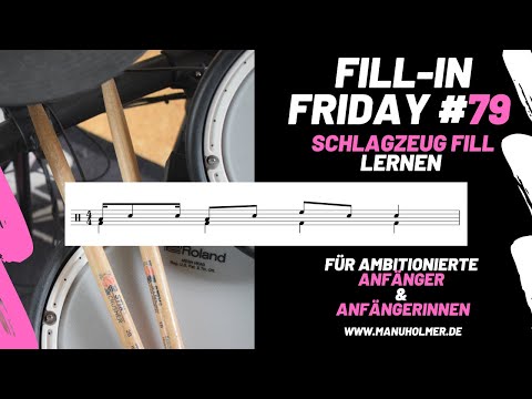 ♪ Fill-In Friday 79: 4/4 Drum Fill für Schlagzeug Anfänger und Anfängerinnen [Roland E-Drums 2021]