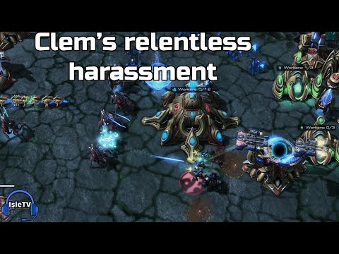 Starcraft 2: Relentless harassment (Clem vs herO)