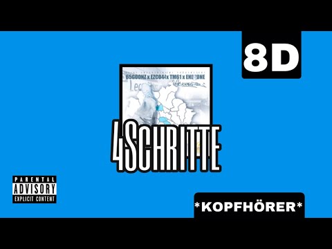 8D AUDIO | 65GOONZ x TM61 x EZCO44 x ENDZONE - 4 SCHRITTE [LYRICS]