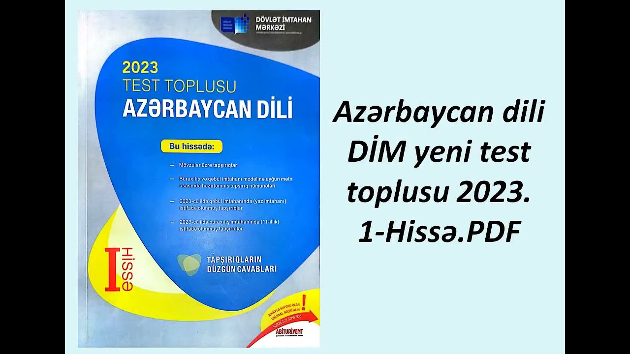 Azərbaycan dili DİM yeni test toplusu 2023.1-Hissə.PDF