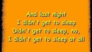 Last night i didn&#39;t get to sleep at all