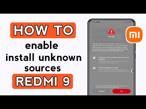 how to enable install unknown sources on redmi 9