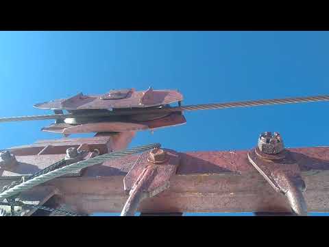 teleférico de carga para transporte de materiais