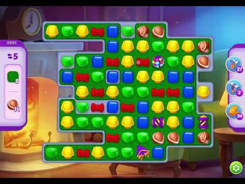 HomeScapes Level 3991 no boosters (15 moves)