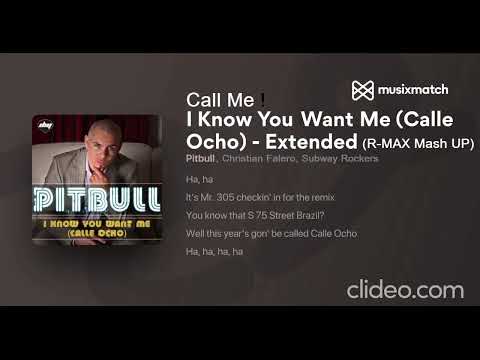 Pitbull, Christian Falero, Subway Rockers - Call Me ! I Know You Want Me (R-MAX Mash Up)  #pitbull