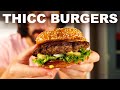 Basic thick burgers, grill or pan