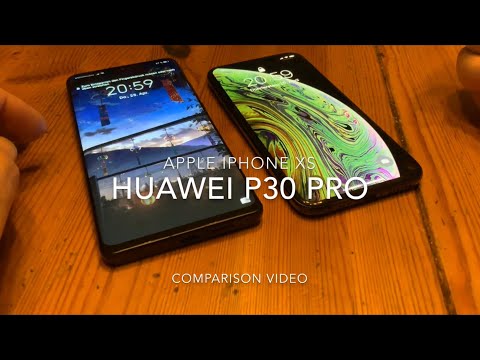 Huawei P30 Pro VS Apple iPhone XS Boot and Unlock Challenge Device Comparison Smartphone Test