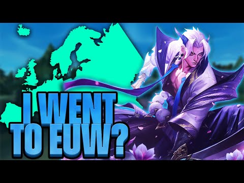 I Went To EUW?! My First Game And THIS Happened On Yone! - League of Legends