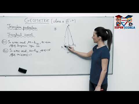 Clasa a VI-a - Triunghiuri particulare - triunghiul isoscel - P3
