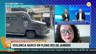 Violencia en Brasil: hablamos con Leticia Navarro, periodista en Río de Janeiro │N7:00│ 29-10-25