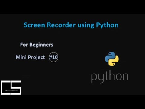 Screen Recorder Python Codingwithshameera1