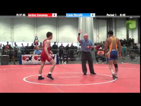 Mens FS FS 57 KG - Jordan Conaway vs. Frank Perrelli
