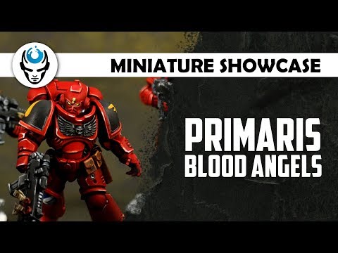 PRIMARIS BLOOD ANGELS - LVL 6 MINIATURE SHOWCASE 4K