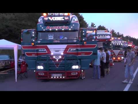 DAF XF105 Sound 'Vögel Int. Transporte' (Geiselwind 2014) [Soundcheck] [HD]