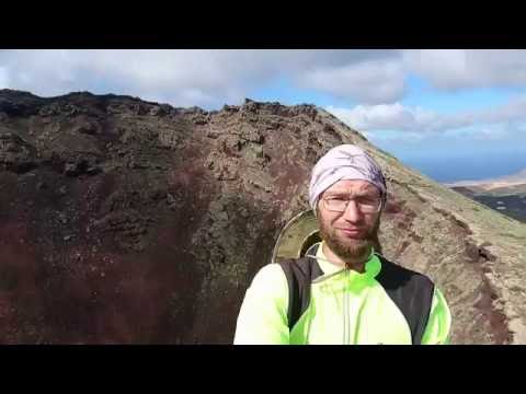 Monte Corona , west peak climbing. Lanzarote 2016