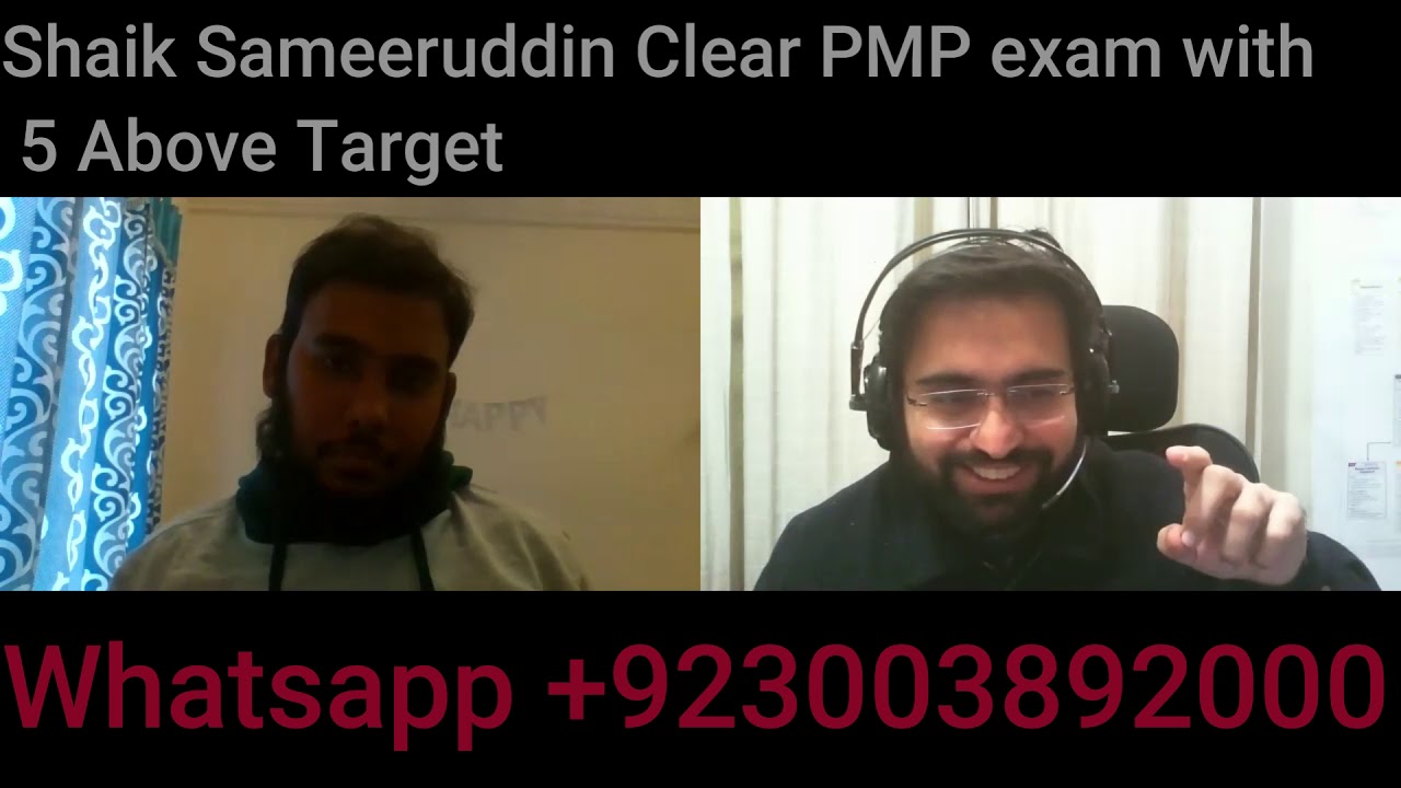 Shaik Sameeruddin|How to clear PMP exam with 5 Above target|5 Above target in PMP Exam| PMP in 7 Day
