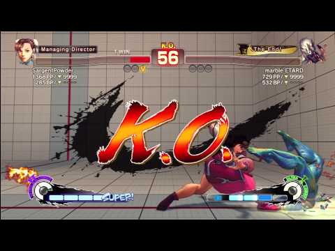 Project 413 SSF4 Sargentpowder (Chun li) VS MArble_Etard (Seth)
