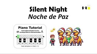 Silent Night / Noche de Paz | Easy Piano for Kids (2 Hands) / Piano Fácil para Niños (2 Manos)