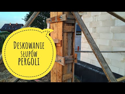 Budowa domu w nefrisach 2g2. Deskowanie słupów. #budowadomu