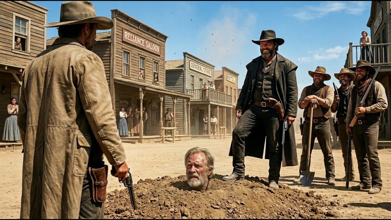 They Buried the Marshal Alive… Then the Nameless Gunman Rode Into Town