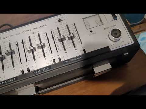 Sony MX-12 Mixer 1975 - Silver Vintage image 11