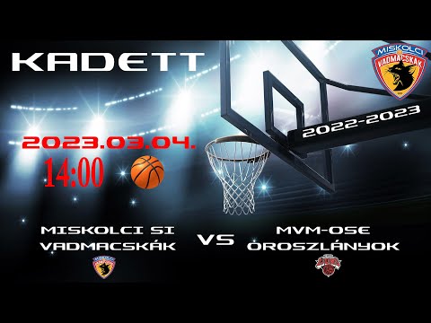 Miskolci SI Vadmacskák vs MVM-OSE Oroszlányok