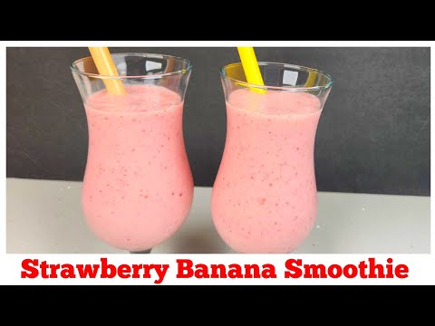 Strawberry Banana Smoothie McDonald's Style | Smoothie Recipe