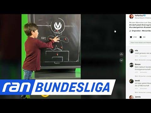 Baums Sohn Lionel erklärt Taktik in der F-Jugend