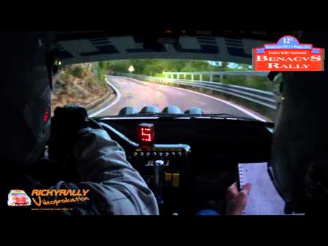 CAMERA CAR LUPATINI   POPPI   12° BENACUS RALLY 2014 P S 7 PERI FOSSE