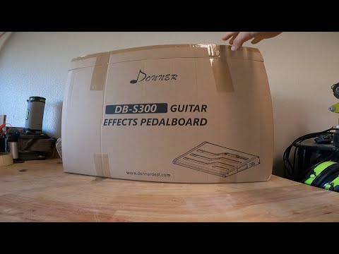 Donner DB-S300 XL Pedal Board Unboxing