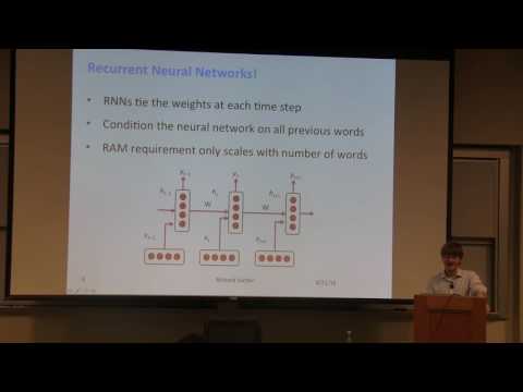 CS224D Lecture 8 - 21st Apr 2016 - Recurrent Neural Networks.mp4