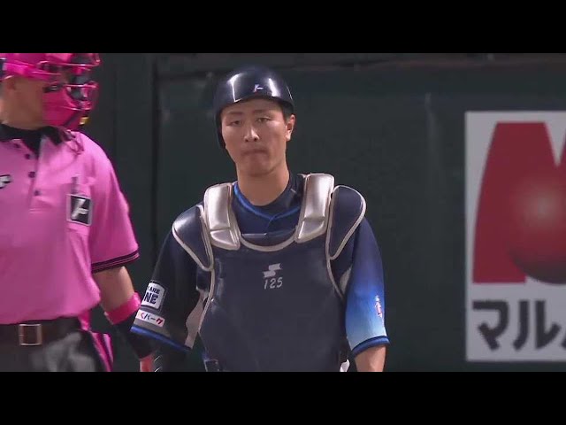 【7回裏】強肩発動!! ライオンズ・古市尊 NPB初の盗塁阻止を決める!!  2023年5月21日 福岡ソフトバンクホークス 対 埼玉西武ライオンズ