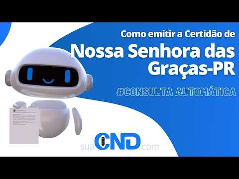 Como emitir a certidão negativa de Nossa Senhora das Graças-PR em apenas 2 minuto! :)