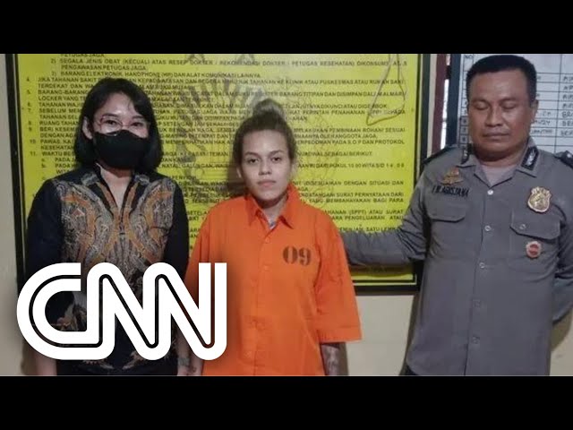 Brasileira é presa com cocaína na Indonésia | CNN PRIMETIME