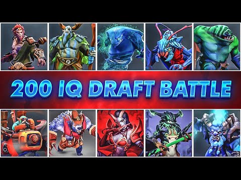 NIGMA vs TUNDRA - 5x CORES vs 5x CORES 200 IQ Draft Battle !!