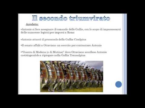 Two protagonists after Caesar: Antony and Octavian