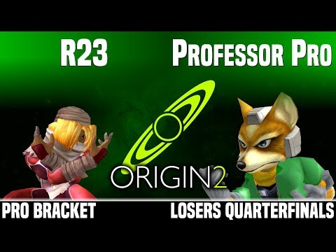 Origin 2 - SDS | R23 (Sheik) vs Professor Pro (Fox) - PRO BRACKET - LOSERS QUARTERFINALS