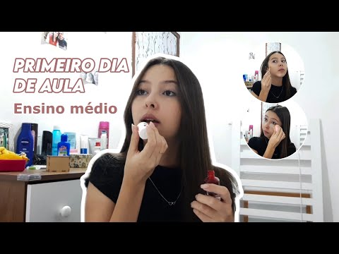 Arrume-se comigo pro PRIMEIRO dia de aula 📚 *primeiro ano* *ensino médio*