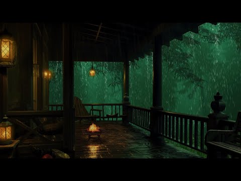 Heavy Rainstorm with Rolling Thunder – Soothing Sounds for Stress Relief and Sleep