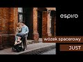 миниатюра 0 Видео о товаре Прогулочная коляска Espiro Just 2024, Black Pepper (110)