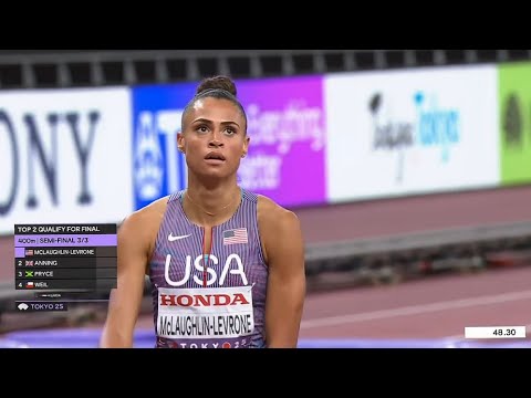 OMG FASTEST 400M FINALS SYDNEY MCLAUGHLIN DESTROYED THE FEILD 2025 SEASON 
