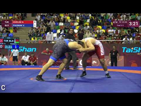 BRONZE FS - 125 kg: H. CIVELEK (TUR) v. V. PIASNIAK (BLR)