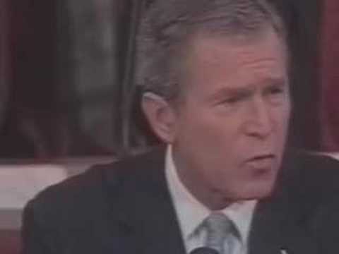 G. W. Bush zpívá Sunday Bloody Sunday