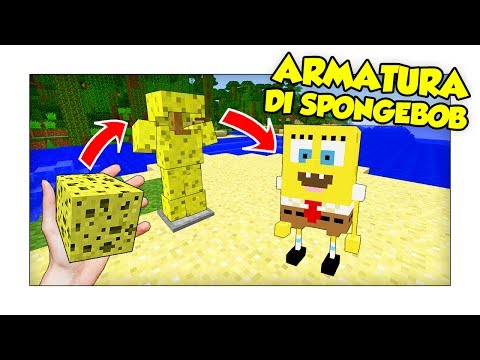SE MINECRAFT AVESSE L'ARMATURA DI SPONGEBOB! - Minecraft ITA w/ Lyon